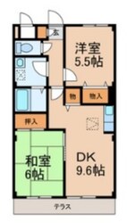 コスモ大野の物件間取画像